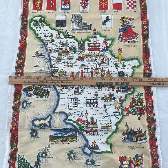 Toscana Etruria Italy Dish Towel Souvenir Decorative Kitchen Linen MonveniR - Picture 4 of 12